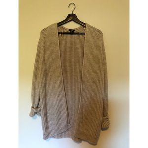 Tan Open Knit Sweater
